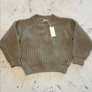 Quincy Mae Organic Cotton Chunky Knit Sweater 4-5 yrs